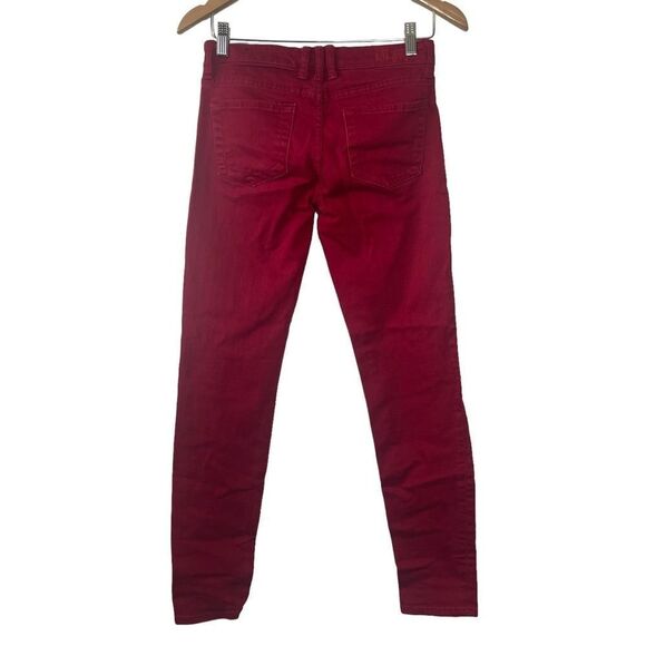 Kut From The Kloth Diana Pointsettia Red Skinny Jeans Sz 2 - Picture 3 of 12